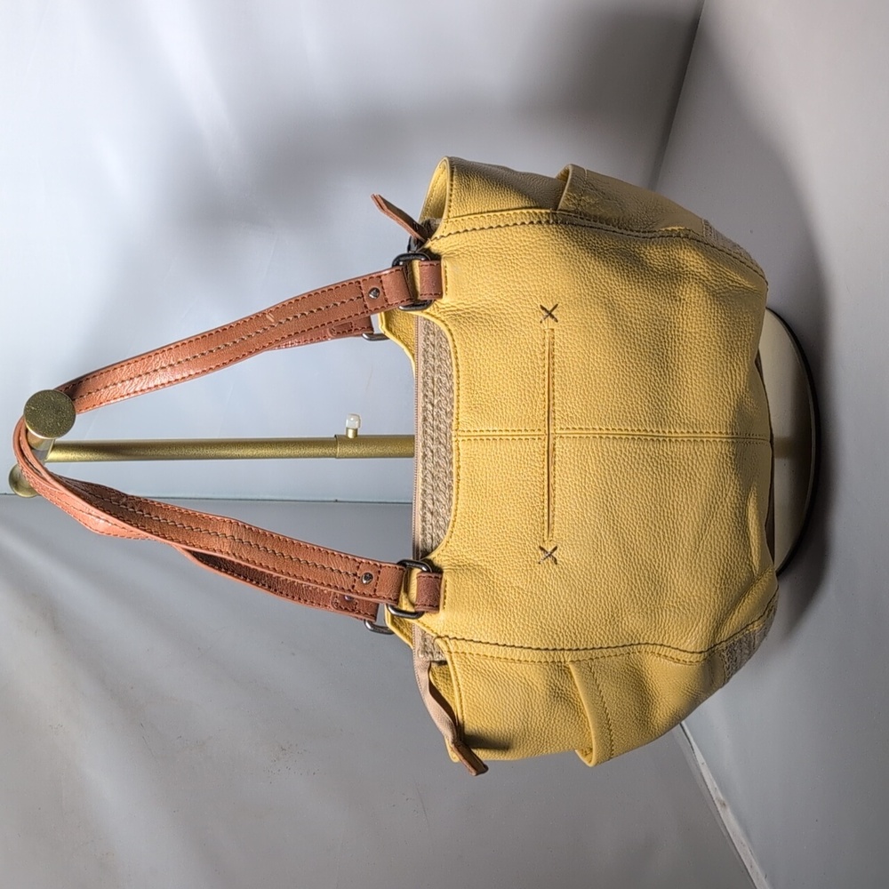 The Sak Kendra Leather Hobo Shoulder Bag Espadrille with Tassel in Sunlight - Picture 4 of 16